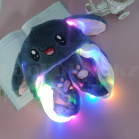 Світна шапка Pikachu toys soft toys with led Пікачу з рухають вушками СІРА