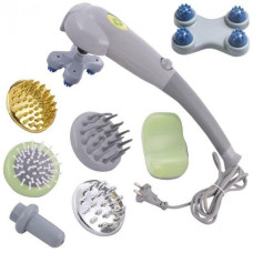 Електричний вібраційний масажер Magic Massager 8 насадок