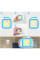 Комплект LED Квадратних світильників з пультом та таймером LED light with Remote Control Set (3 світильники)