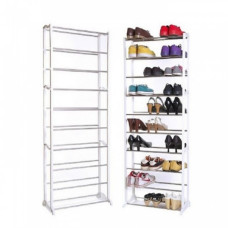 Полиця для взуття Amazing Shoe Rack на 30 пар оганайзер для взуття білий