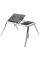 Портативний складаний столик для ноутбука з охолодженням 2 USB-кулерами E-Table LD-09 чорний
