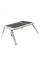 Портативний складаний столик для ноутбука з охолодженням 2 USB-кулерами E-Table LD-09 чорний