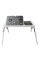 Портативний складаний столик для ноутбука з охолодженням 2 USB-кулерами E-Table LD-09 чорний