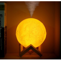 Зволожувач повітря Humidifier 3D Moon Lamp Light Diffuser у формі місяця