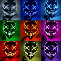 Маска Purge неонова "Судно ніч" світиться в темряві