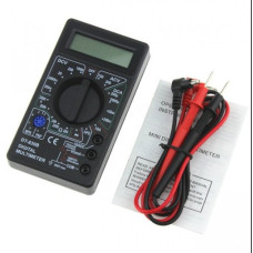 Цифровий мультиметр тестер Digital DT-830B + щупи чорний