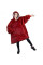 Плед толстовка двостороння халат з капюшоном і рукавами Blanket Huggle Hoodie