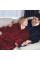 Плед толстовка двостороння халат з капюшоном і рукавами Blanket Huggle Hoodie