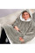 Плед толстовка двостороння халат з капюшоном і рукавами Blanket Huggle Hoodie