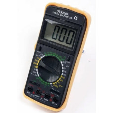 Цифровий мультиметр тестер з дисплеєм DT-9208A