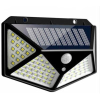 Світильник із датчиком руху на вулиці на сонячному акумуляторі solar interaction wall lamp