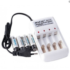 Комплект JB-Jiabao Charger JB-212 на 4 батарейки Зарядний пристрій і батарейки пальчикові