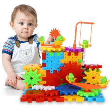 Дитячий розвивальний 3D конструктор шестерні Funny Bricks