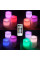Світлодіодний Нічник Набір свічок LED світильник 3 свічки 12 кольорів Luma Candles Color Changing