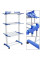Багатоярусна сушарка для білизни, речей, одягу Garment rack with wheels складана, зручна у використанні