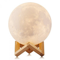 Лампа Місяць 3D Moon Lamp з вбудованим акумулятором різнобарвна місяць