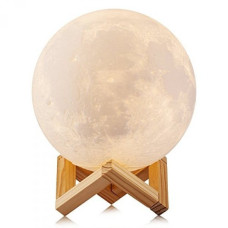 Лампа Місяць 3D Moon Lamp з вбудованим акумулятором різнобарвна місяць
