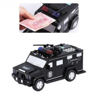 Машина скарбничка Money Box Toy з Кодовим замком і відбитком Пальца чорна