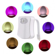Світлодіодна підсвітка для унітаза кольорова Light Bowl з датчиком руху