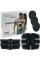 Пояс-міостимулятор EMS Trainer 3 в 1 для м'язів преса та рук Fitness Trainer чорний