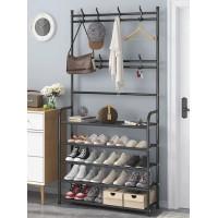 Вішалка для одягу New simple floor clothes rack size Black