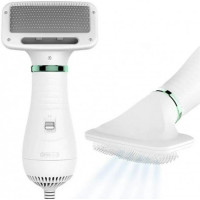 Фен щітка для вовни тварин Pet Grooming Dryer WN 10 2в1 біла