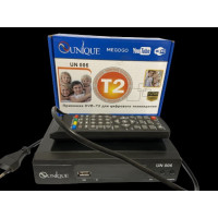 Цифрова приставка для телевізора DVB-T2 UNIQUE / тюнер Т2 З IPTV U006
