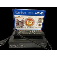 Цифрова приставка для телевізора DVB-T2 UNIQUE / тюнер Т2 З IPTV U006