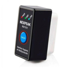 Універсальний діагностичний сканер OBD2 ELM327 NX101 V15 Bluetooth із кнопкою ON/OFF
