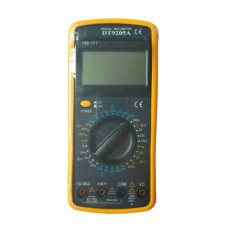 Портативний DT-9205 цифровий мультиметр з дисплеєм для вимірювання сили струму, напруги та опори