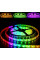 Вологозахищена світлодіодна стрічка UKC 3528 SMD RGB 5 метрів з контролером та блоком живлення