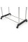Стійка для одягу та взуття Double Pole Clothes Horse телескопічна вішалка