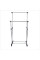 Стійка для одягу та взуття Double Pole Clothes Horse телескопічна вішалка