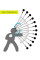 Тренажер для реакції на удари боксера (fightball) із м'ячем на гумці