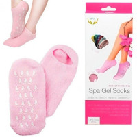 Рожеві зволожуючі гелеві шкарпетки SPA Gel Socks із приємним ароматом