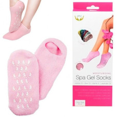 Рожеві зволожуючі гелеві шкарпетки SPA Gel Socks із приємним ароматом
