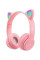 Дитячі бездротові Bluetooth навушники з підсвічуванням Y47 Cat Ear з вушками