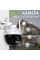 Вулична IP-камера 360 6 МП відеокамера поворотна CAMERA Ap ICSEE 6 mp