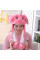 Шапка "Єдиноріг Pikachu with LED" з Вушками, що світяться, — БІЛА