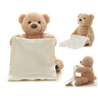 М'яка дитяча іграшка Peekaboo Bear 33 см ведмідь
