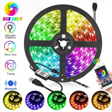 Комплект LED 5050 BT APP RGB стрічка світлодіодна 5 м