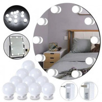 LED-лампочки для підсвічування гримерного дзеркала VANITY MIRROR LIGHTS на липучках Освітлення для макіяжу 3 режими