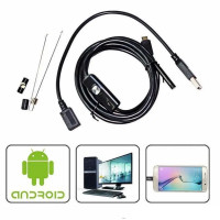 Ендоскопічна камера USB з підсвіткою Endoscope camera 2 meter 7mm для iOS і Android