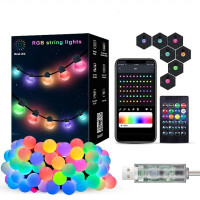 Гірлянда "Матова кулька" SFK-03, USB, Bluetooth, керування з телефону