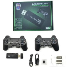 Ігрова приставка Game Stick Lite M8 з підтримкою 4K, пам'яттю 64 Гб та 2 джойстиками