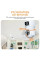 Камера PTZ-Lamp Wi-Fi 2MP з нічним баченням, встановлення в патрон E27