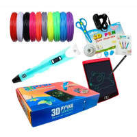 Творчий набір 3D ручка Pen 6+ із планшетом для малювання AND436 для дітей