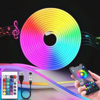 Неонова LED стрічка Gosund RTS0046 (5 м, RGB, Wi-Fi, пульт)