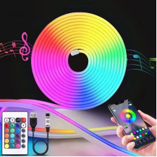 Неонова LED стрічка Gosund RTS0046 (5 м, RGB, Wi-Fi, пульт)