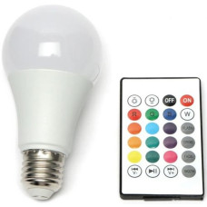 Світлодіодна лампа Anslut MAG-719 LED RGB з пультом, E27, 16 кольорів, регулювання яскравості, 9 Вт, розумна лампа